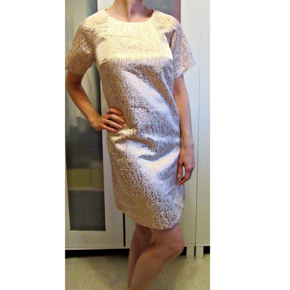 * Vintage Gold Dress 60s Jackie O, Cosplay Anime